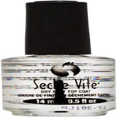 네일글루 Seche Vite 프로페셔널 탑 코트 14ml 드라이 패스트 코트 세계 본드 파츠, 1개