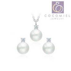 백금목걸이귀걸이세트