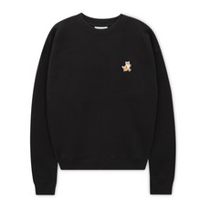[메종키츠네] 24SS MW00309KM0307 P199 스피디 폭스 여성 맨투맨 블랙