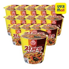 오뚜기 진짬뽕 컵 75g 15개