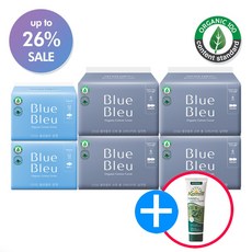 블루블루 유기농 생리대 오버나이트4팩 중형2팩(사은품증정)