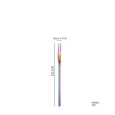 과일 포크 디저트 샐러드 케이크 식기 주방 다이닝, 1개, 20. 04