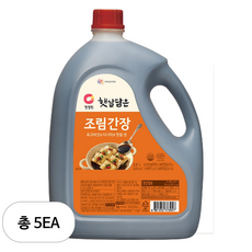 청정원 조림간장 3.6L, 5개