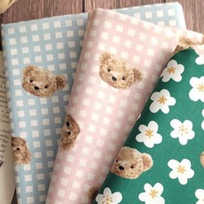 체크곰돌이원단