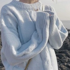 핑크 퍼플 파스텔색감 화이트 니트 여쿨라 우유빛깔 소라 여름쿨톤