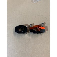 [유화정밀] 전동킥보드튜닝브라켓 스피릿비스트st브라켓 전동킥보드용품 알루미늄 CNC, 32mm(검빨)