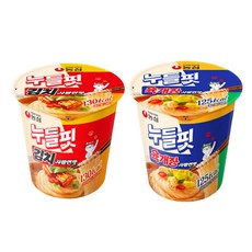 농심 누들핏 육개장사발면맛4입+김치사발면맛 4입