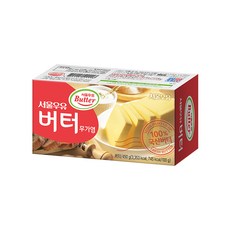 서울우유 국산원유100% 무가염 버터 450g, 1개