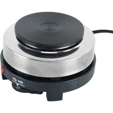 DasMarine 110V 소형 전기 스토브 500W 휴대용 조리대 5.5인치 미니 핫 플레이트 다기능 가정용 커피 티 워터 모카 냄비 히터, 1개