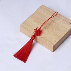 DIY 핸드메이드 7푸른 구름과 안개 위빙 라탄 사이즈 태슬 프린지 자 책갈피 펜던트 수염 숏, 데칼레드펄 15스틱 옥선 숏 차이나