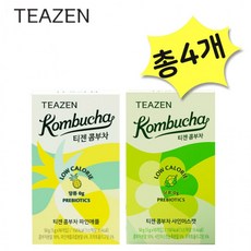 티젠 콤부차 파인애플 샤인머스캣 프리바이오틱스 분말, 4개