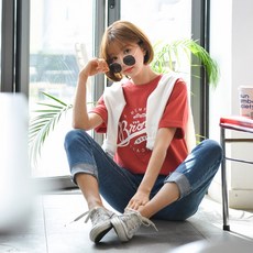[마이더스비] 루빈 모달 레터링 티셔츠 리뷰후기