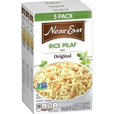 Near East Quaker 라이스 필라프 믹스 오리지널 516g(18온스) (박스 3개 팩), 516g