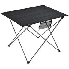 캠핑 테이블 휴대용 접이식 책상 가구 컴퓨터 침대 초경량 알루미늄 야외 하이킹 등산 피크닉, gray
