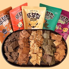 100% 국내산 백태콩 두부과자 뚜부칩, 옥수수&카카오 50g, 5개