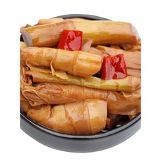 항저우 명물 임안천무 죽순 기름조림 바로 먹을 수 있는 죽순 신선하고 부드러운 생죽순 봉지에 싸인 죽순 손으로 껍질을 벗긴 죽순, 6개, 168g
