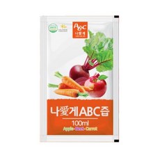 나애게 ABC즙 실속포장 100ml 90팩, 나애게 ABC즙 실속포장 100ml, 90팩, 90개