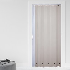  EKMALL 홀딩도어 자바라 편개 방염 그레이 가로사이즈 130cm x 세로사이즈 