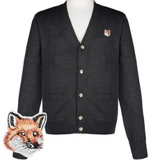 메종키츠네가디건남성