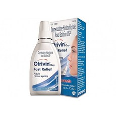 6 x Otrivin Adult Nasal Spray는 막힌 코를 제거하고 빠르게 오래 지속되는 보습-6 개 팩- ''배송, 단일