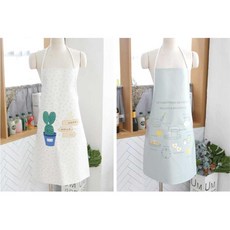 홈까페용 심플 모던주방 원피스형 방수앞치마 손님맞이용 장금이, 키친