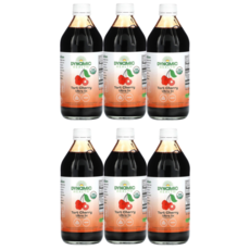 DYNAMIC HEALTH 다이나믹헬스 Tart Cherry 타르트 체리 주스 Juice 울트라 Ultra 5X, 6개, 473ml