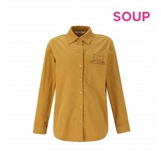 [숲(SOUP)] 플랩 포인트 컬러 셔츠(SX9LS83)