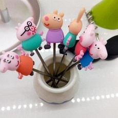 픽베스트 페파피그 수저세트 포크 피규어형 세트, 1