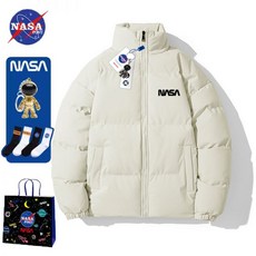 NASA 패딩 커플 남녀 겨울 다운 자켓