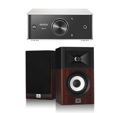 데논 PMA-60 + JBL Stage A120 하이파이오디오, 상세설명 참조, 스피커(블랙)