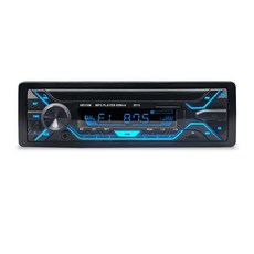 자동차라디오 LaBo 블루투스 자동차 라디오 플레이어 스테레오 FM MP3 오디오 5V 충전기 USB SD MMC AUX 자, 1개