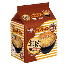 닛신 치킨라멘 사발에 먹는 3식팩 93g x 9봉지