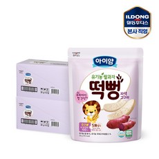 아이얌 유기농쌀과자 자색고구마떡뻥(30g) 12개