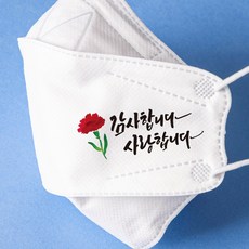 [소소한빛] 어버이날 스승의날 카네이션 마스크 꾸미기 네임 판박이 타투 스티커 어린이 선물, 스승의날 캘리 (S) size