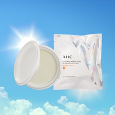 [신세계TV쇼핑]AHC 내추럴 퍼펙션 더블쉴드 선쿠션 리필 25g, 1개