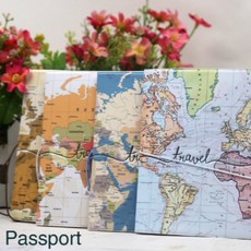 Daily 세계지도 여권케이스 여권지갑 해외여행