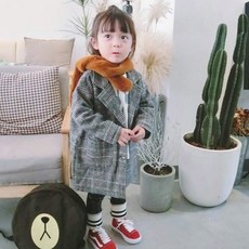 JM 유아복 아동복 리틀래빗fw -체크코트