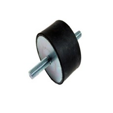 JW Winco 351.1-19-19-1/4-55 Series GN 351.1 Rubber Cylindrical Vibration Isolation Mount with 2 Thr, 기타, 1개