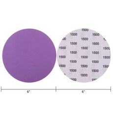 목공 기계 사포 샌딩기 샌딩 디스크 6 인치 후크 루프 60-10000 그릿 150mm 무작위 궤도 샌더 자동차 금속 자동차용, 10 2500 Grits_02 25 Pieces, 25개
