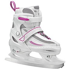Lake Placid Summit Girls Adjustable Ice Skate White/Purple Medium/1-4 Lake Placid Summit Girls 조정, 1