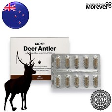 모에버 자연방목 뉴질랜드 녹용 모어 디어 안트레 1000mg 60 캡슐, 단품, 1개
