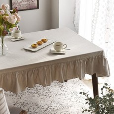 프릴식탁보