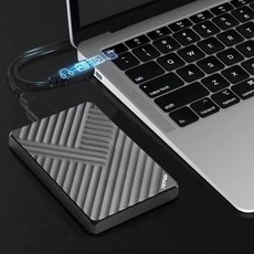 PYHO 외장 하드 초고속 대용량 USB3.0 메모리 외장 하드, 1TB, 블랙