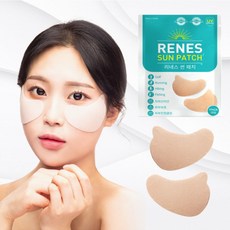리네스 자외선 UV 차단 패치 피부진정 쿨링 썬패치 썬케어 야외 캠핑 등산 5개입, 1개