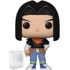 Funko Anime: Dragon Ball Z - Android 17 Pop! 비닐 피규어 (호환 가능한 팝 박스 프로텍터 케이스 포함)