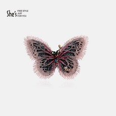 린혁컴퍼니 상점 같은스타일 SHES 불꽃놀이 미나비 핸드메이드 자수 게시함 앞머리 rag hair stier