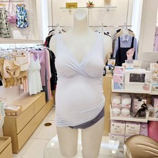 마더피아HY[와코루]임산부 모달100수 수유브라런닝+팬티세트 RLG6008RBU RPT1901V