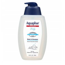 Aquaphor 아쿠아퍼 워시 앤 샴푸 민감피부용 750ml Aquaphor Baby Wash and Shampoo Mild Tear free, 1개