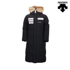 데상트 남녀공용 SWISS 레플리카 롱다운 자켓 S9423SDJN9_BLK