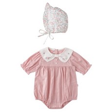 밍크뮤ch 자수리본카라바디수트세트 (3411360405)